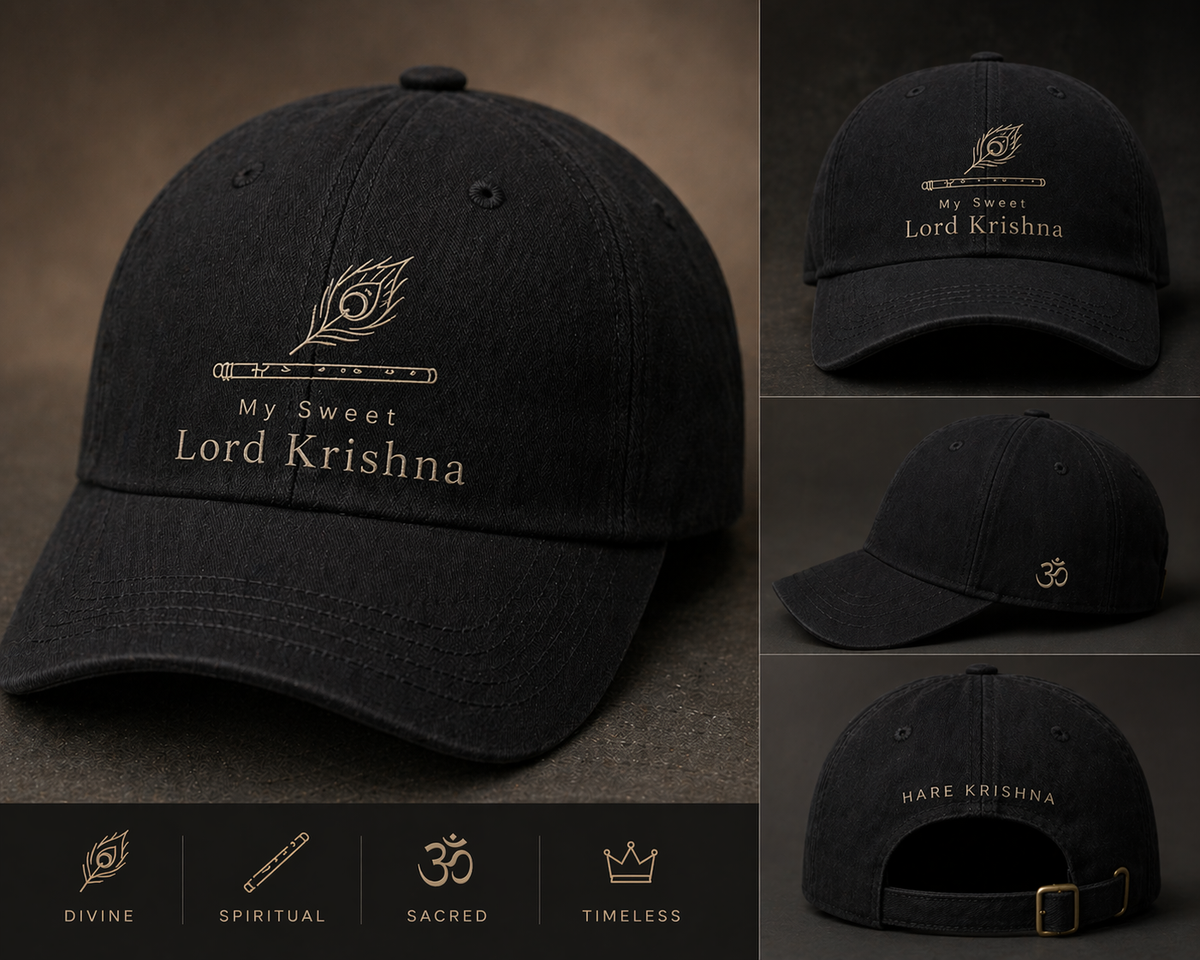 My Sweet Lord Krishna Cap