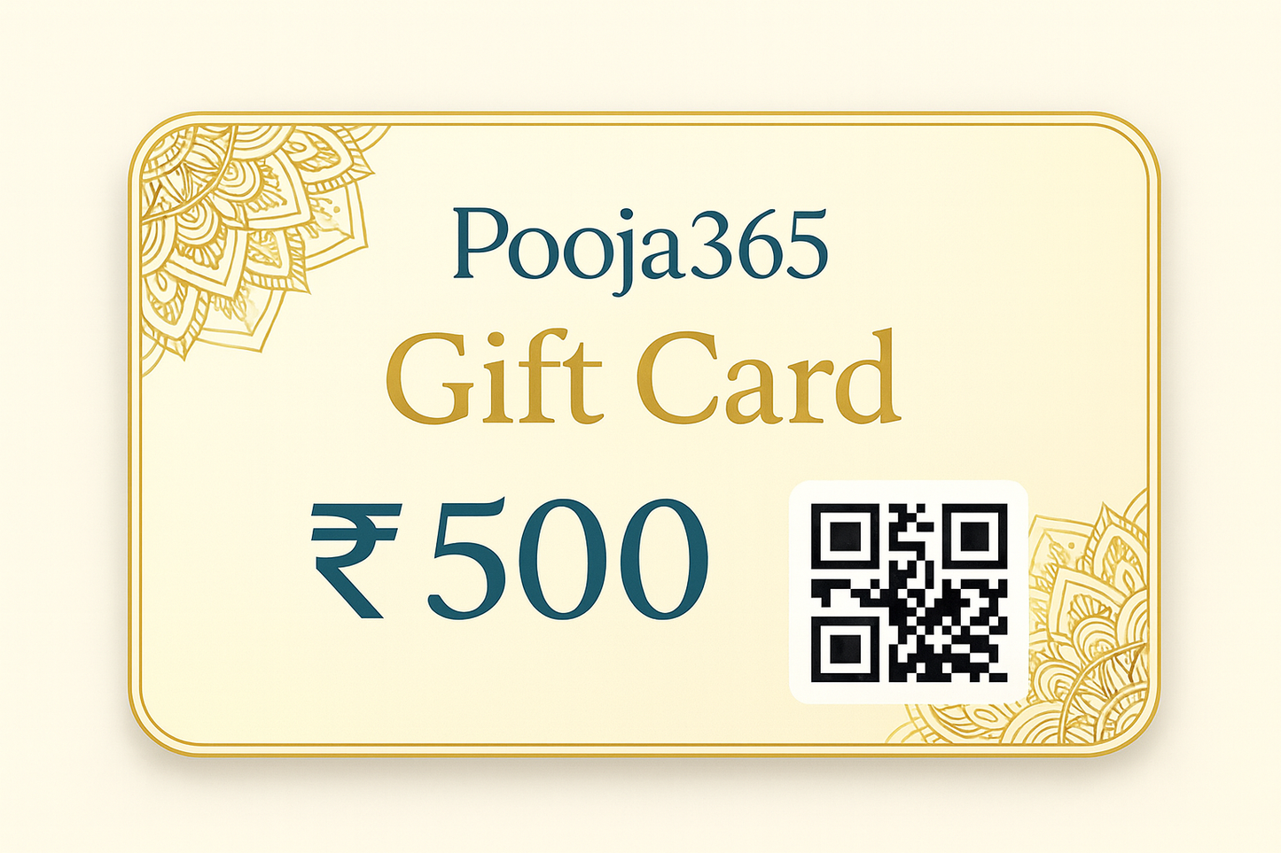 Pooja365 Gift Card - ₹500