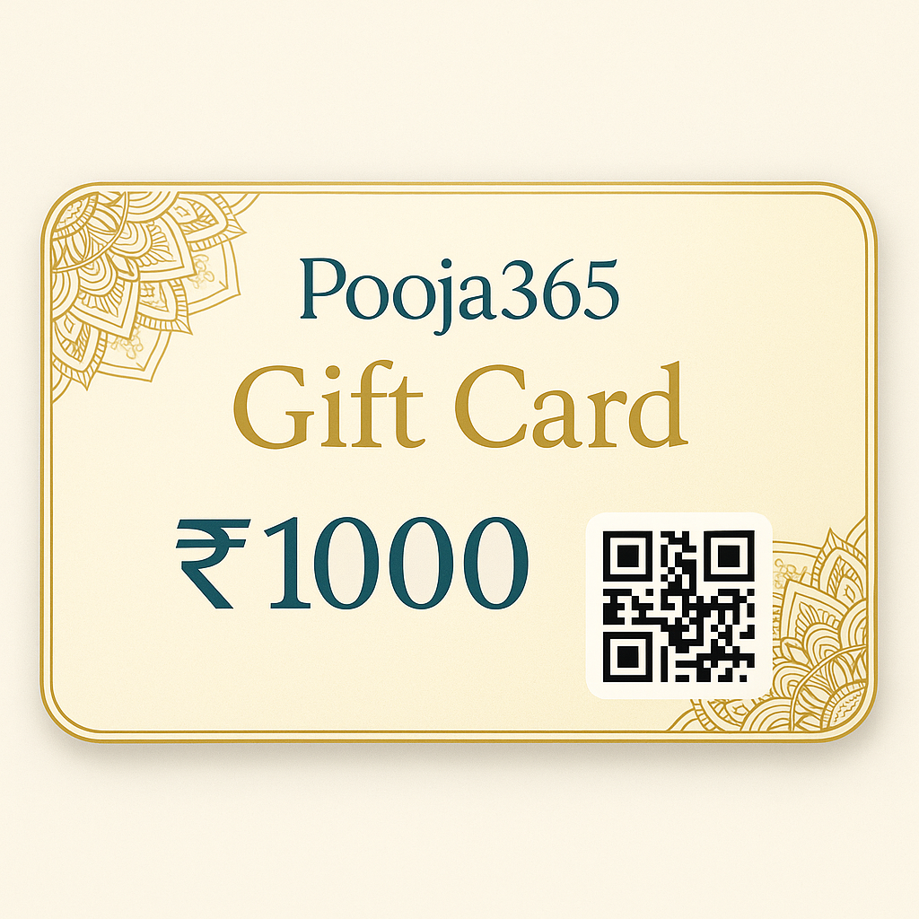 Pooja365 Gift Card - ₹ 1000